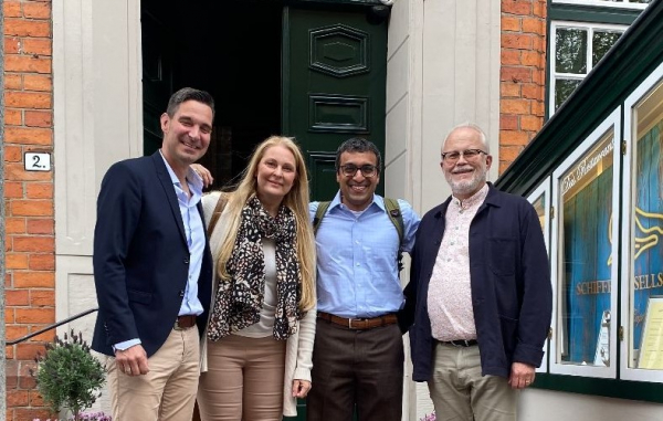 Collegial visit from Harvard and Sweden